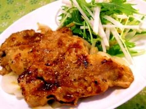 男ならガッツリ飯！ピリ辛ショウガ焼き！